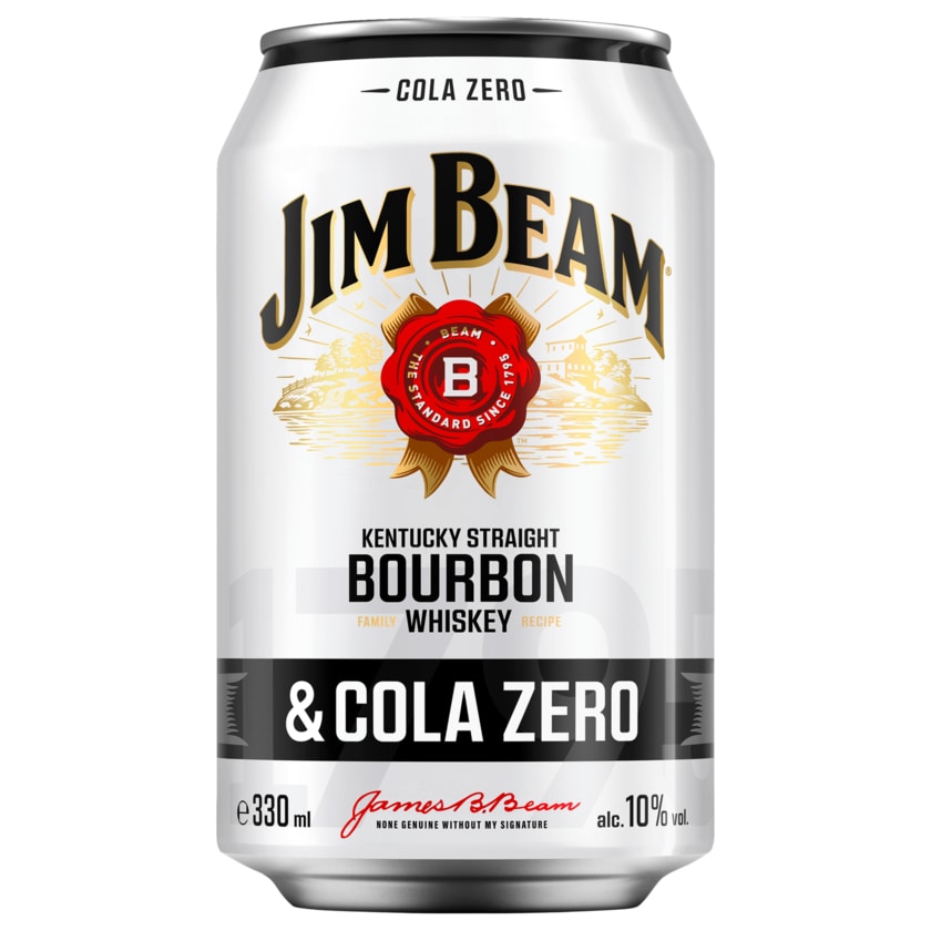 Jim Beam White & Cola Zero 0,33l